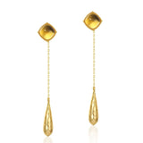Boucles Oreilles Citrine
