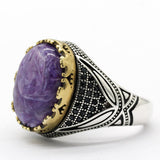 Bague Améthyste pour Homme