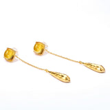 Boucles Oreilles Citrine