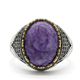 Bague Améthyste pour Homme