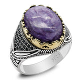 Bague Améthyste pour Homme