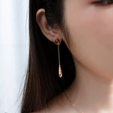 Boucles Oreilles Citrine