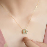 Pendentif Étoile Jade