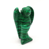 Statuette Ange Malachite
