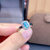Bague Argent Apatite