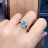 Bague Apatite Argent
