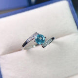 Bague Apatite Bleue