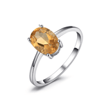Bague Citrine Argent