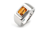 Bague Citrine Homme