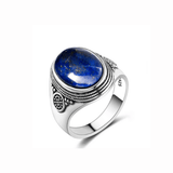 Bague Lapis Lazuli Femme (Argent)