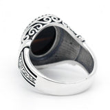 Bague Obsidienne (Argent)