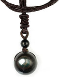 Collier Oeil Céleste Obsidienne