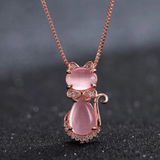 Collier Quartz Rose