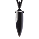 Pendentif Obsidienne Noire Homme