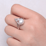 Bague Quartz Rose Femme