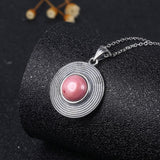 Collier Rhodochrosite