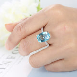 Bague Femme Aigue Marine