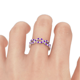 Bague Améthyste Argent