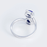 Bague Lapis Lazuli (Argent)