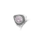 Bague Quartz Rose Argent