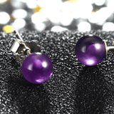 Boucles d'Oreilles Améthyste