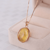 Pendentif Citrine Naturelle