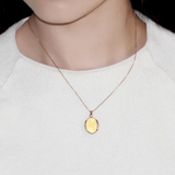 Pendentif Citrine Naturelle