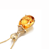 Collier Citrine