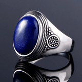 Bague Lapis Lazuli Femme (Argent)