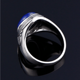 Bague Lapis Lazuli Femme (Argent)