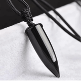 Pendentif Obsidienne Noire Homme