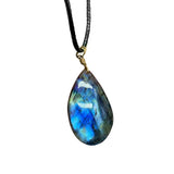 Labradorite Pendentif Goutte