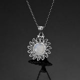 Pendentif en Labradorite "Soleil" (Argent)