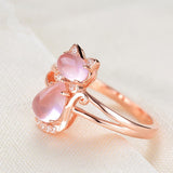 Bague Quartz Rose "Puissance du Cœur"