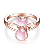Bague Quartz Rose "Puissance du Cœur"
