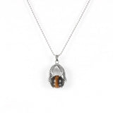 Collier Homme Oeil de Tigre