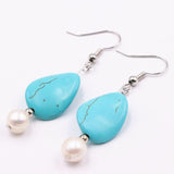 Boucles d'Oreilles Turquoise