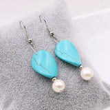 Boucles d'Oreilles en Turquoise