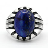 Bague en Lapis Lazuli pour Homme "Argent"
