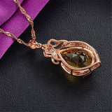 Pendentif Citrine Femme