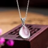 Collier en Quartz Rose "Puissance"