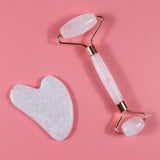Rouleau de Massage en Jade Blanc