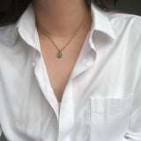 Pendentif en Amazonite Femme