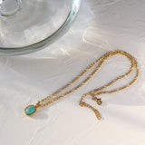 Pendentif en Amazonite Femme