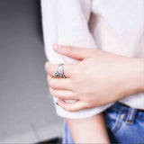 Bague Malachite