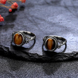 Bague Œil de Tigre "Protection"