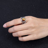 Bague Œil de Tigre "Force Intérieur"