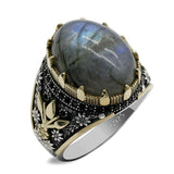 Bague Pour Homme Labradorite
