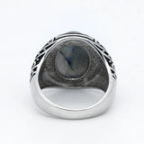 Bague Homme Labradorite "Puissance du Cœur" (Argent)