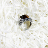 Bague Œil de Tigre Homme "Protection" (Argent)